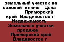 земельный участок на соловей  ключе › Цена ­ 160 000 - Приморский край, Владивосток г. Недвижимость » Земельные участки продажа   . Приморский край,Владивосток г.